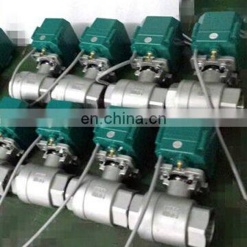 Dn15 Dn20 Dn32 110v 5v 12v 24v 220v CTF-001with Manual Operation SS304 Stainless Steel dn 50 2" Motorised Motorized Ball Valve photo-3
