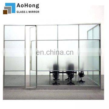 Clear Tempered Glass Partition Wall , Glass Partition