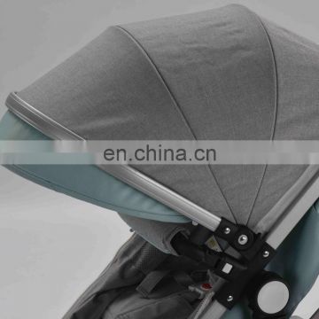 Four Big Wheel Baby Stroller / One Button Folding Infant Carriage / Deluxe Baby Pram for Sale photo-4