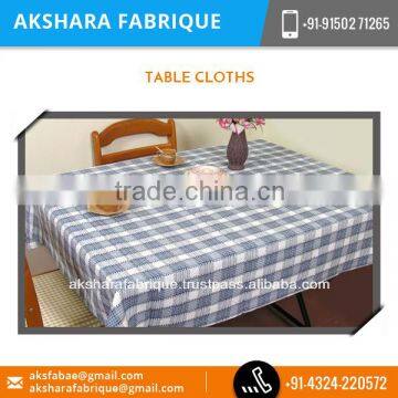 Globally Appreciated Quality Cotton Table Cloth from Indian Manufacturer