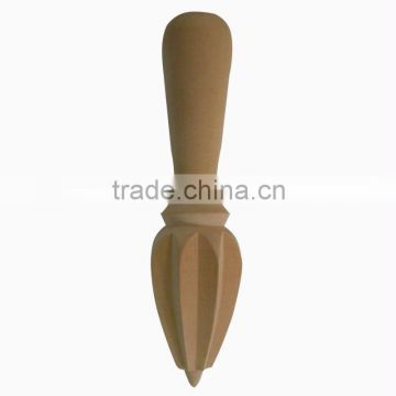 Wooden lemon reamer for juicer and citrus