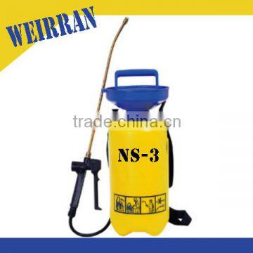 (F0817) 5L/8L/11L brass lance adjustable nozzle pressure sprayer with pressure gauge