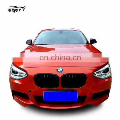 Plastic material mt style body kit for BMW 1 series F20 front bumper rear bumper and side skirts for BMW F20