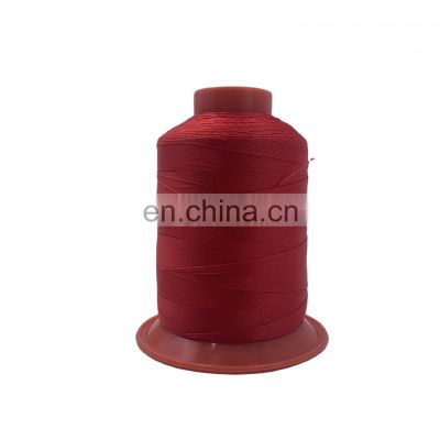 Popular dyed nylon bonded thread, three available counts with stock, customized counts for sewing