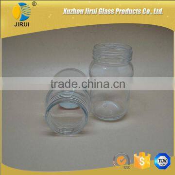 190ml Round Shape Clear Glass Food Jar