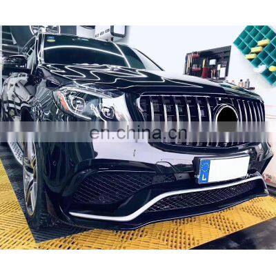 100% fit complete car bumper and GT grille for Mercedes Benz 15-20 change to GLS 63s AMG Model