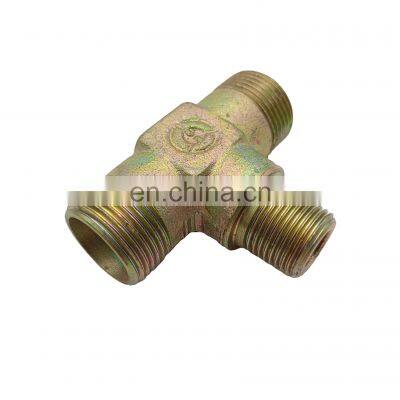 Male Stud Fittings Haihuan Stainless Steel 3 way elbow pipe fitting tee