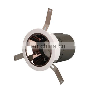 High Display Anti-Dlare Spotlight For Living Room Bedroom Wall Washer For Commercial Soft Embedded LED Downlight