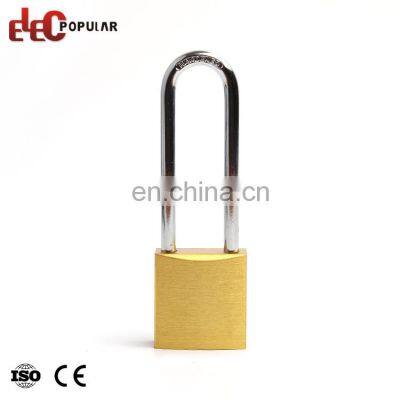 Bulk Rectangular Long Shackle Colorful Aluminium Safety Padlock photo-5