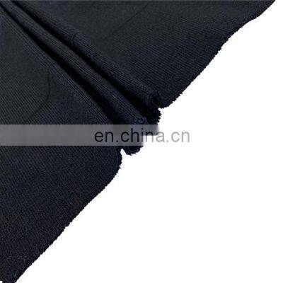 Custom 97%polyester 3% spandex Polyester Flat Knitting rib collar for POLO t shirt and casual clothes