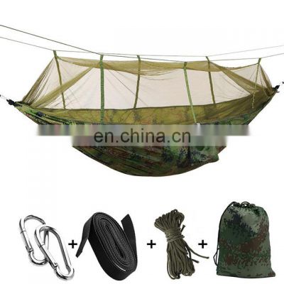 Waterproof Swings Strap Hook Double Hammock with Mosquito Net Outdoor Portable Camping Hammocks