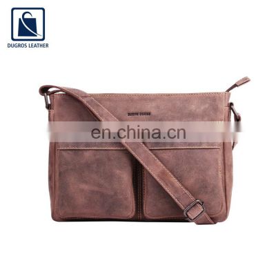 Best Quality Stylish Look Luxury Design Pattern Leather Side Bag for Women