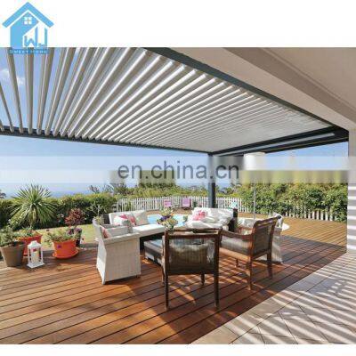 3X4 Aluminium Alloy Adjustable Gazebo Cover Vergola with Sunshade Roof motorized aluminum pergola