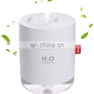 Amazon Best Seller Snow Mountain Mini Portable Car Humidifier Diffuser 500ml H2O Air Humidifier Ultrasonic Humidifiers