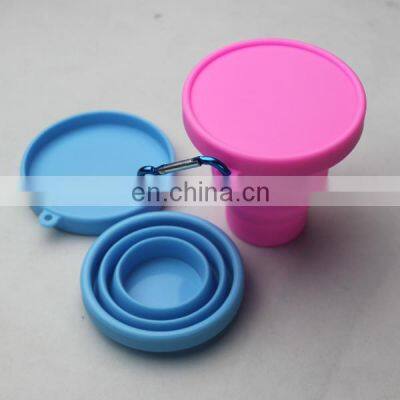 Silicone Foldable Telescope Collapsible Traveling Travel Cup