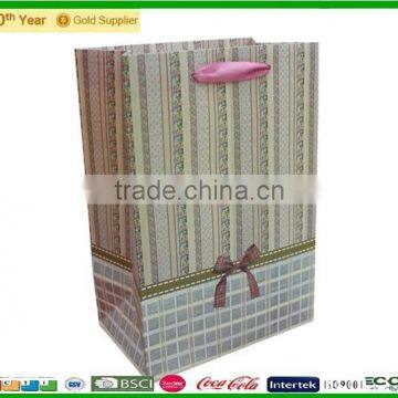 laminated paper square gift bags, shopping paper bags