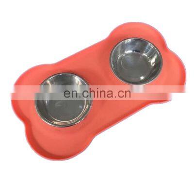 Factory Custom Silicone Pet Feeding Bowl , Pet Food Place Silicone Dog Food Water Bowl photo-4