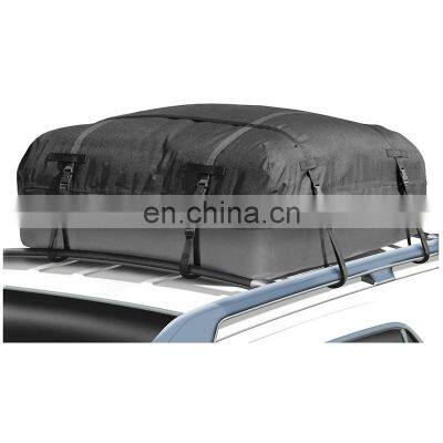 600D PVC tarpaulin waterproof roof top rack box bag cargo carrier