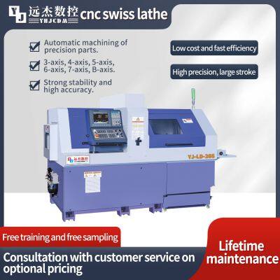 Swiss lathe machine producing Screw Bone medical dental implant 5 axis machineChinese manufacturer YUANJIE CNC