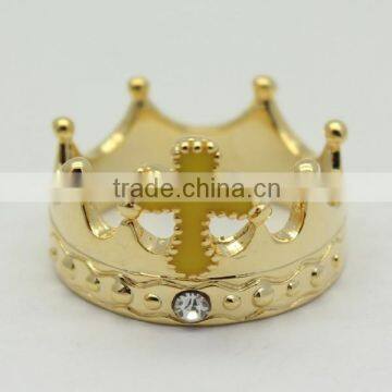 New Design Gold King Crown Ring