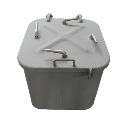 Steel 12V Hatch Cover for Boat Yacht Marine Anti-Corrosive Grey Weather-Tight Inspection Access