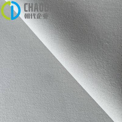 Dyed Gray Knitted Stretchy Cotton-like Air Layer Fabric for Sweatshirt Cloth Casual Sportswear photo-2