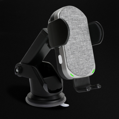 Auto Clamping Wireless Car Charger Cell Phone Holder for Car Hands Free Clamp Cradle Vehicle Compatible with All Smartphones