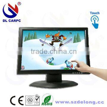 Sales Promot 17 Inch Wide LCD Resistive Touch Screen Panel PC Monitor With Bracket Touch Screen Panel