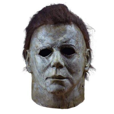 Michael Myers Mask Halloween Latex Creepy Theme Movie Mike Myer Cosplay Party Headgear Masks photo-3