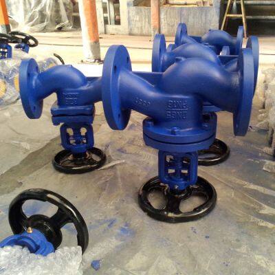 High-Performance DIN Cast Iron Bellows Globe Valve Ideal for Oil and Gas Applications with EN12226 Testing