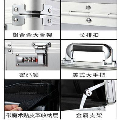 Professional Aluminum Briefcase - Premium Business Storage Solution With Secure Combination Lock, Ergonomic Handle System photo-5