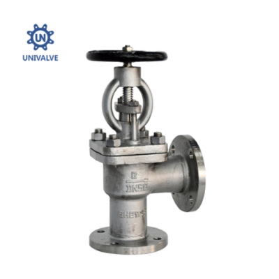 Marine Stainless Steel Flanged Stop Valve B/BS Angle Type With Certificates From Major Classification Societies
