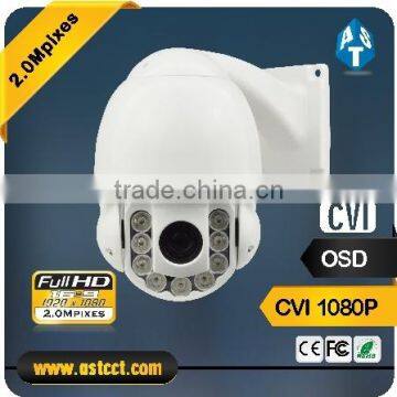 metal housing HD CVI 2MP 10X zoom 1080P CMOS sensor mini IR ptz speed dome camera