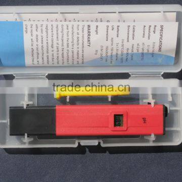 Chemical pocket size digital aquarium water treatment plant pH meter