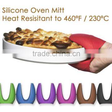 2016 Hot Selling Kitchen Products Heat Resistant Pot Holder Silicone Oven Mitt