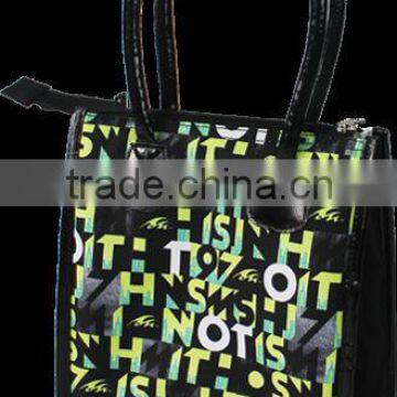 2014 foldable fashion tote cooler bag