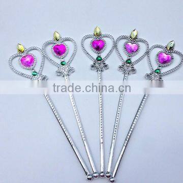 Wholesale Electroplating Plastic Kids Pink Princess Magic Wand Fairy Beauty Magic Stick photo-2