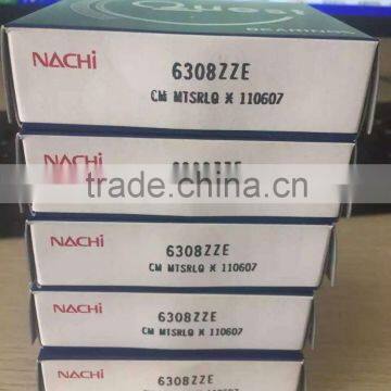Nachi bearing deep groove ball bearing 6308zze