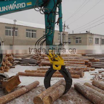 Rotating Rotary Wood Log Stone Grapple for Hyundai Doosan CAT Excavator