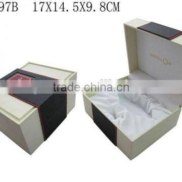 Hot Sale Elegant MDF Wrap PU Leather Perfume Box W497B