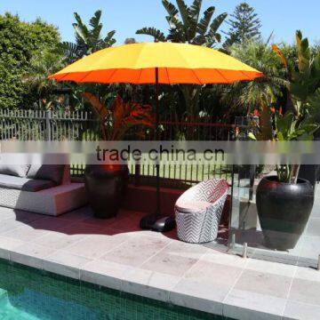 NEW Outdoor Living 3m Shanghai Parasol Umbrella with UPF 30+ Cover in Orange