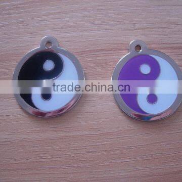 Fashion Promotional Round Metal Dog ID Tags