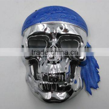 plastic pirates mask and skull face mask for party