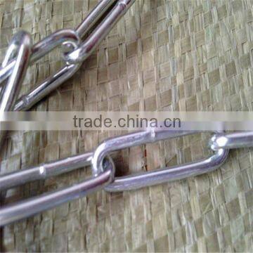 DIN766 steel link chain zinc plated weld link chain