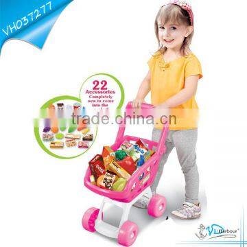 Interesting Supermarket Children Shopping Cart Shopping Trolley Toy Child Supermarket Cart