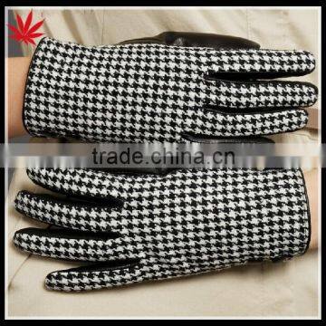 Fashion Cloth Lady Leather Gloves With Cheap Price