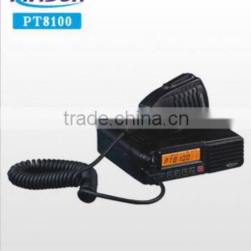 Kirisun PT8100 Professional Mobile Radio 66~88/136-174/400-450/438-490MHz Flexible to Install Mobile Transciver