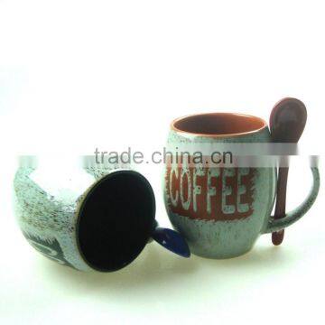 Color Glazed Ceramic Mug Bulk, Custom Made Printed Decorative Coffee Mug photo-3