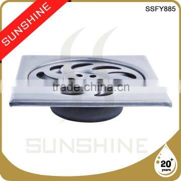 SSFY885 Bathroom and toilet square stainless steel wade floor drain