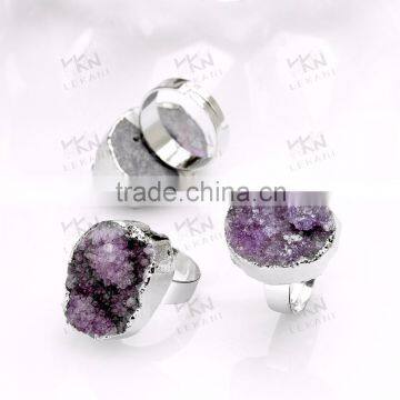 Direct Sale Luxury Purple Mood Ring, Nice Gift Natural Stone Jewelry photo-5